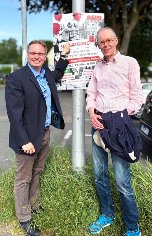 Dr. Dennis Maelzer (links) und Nicolas Rügge